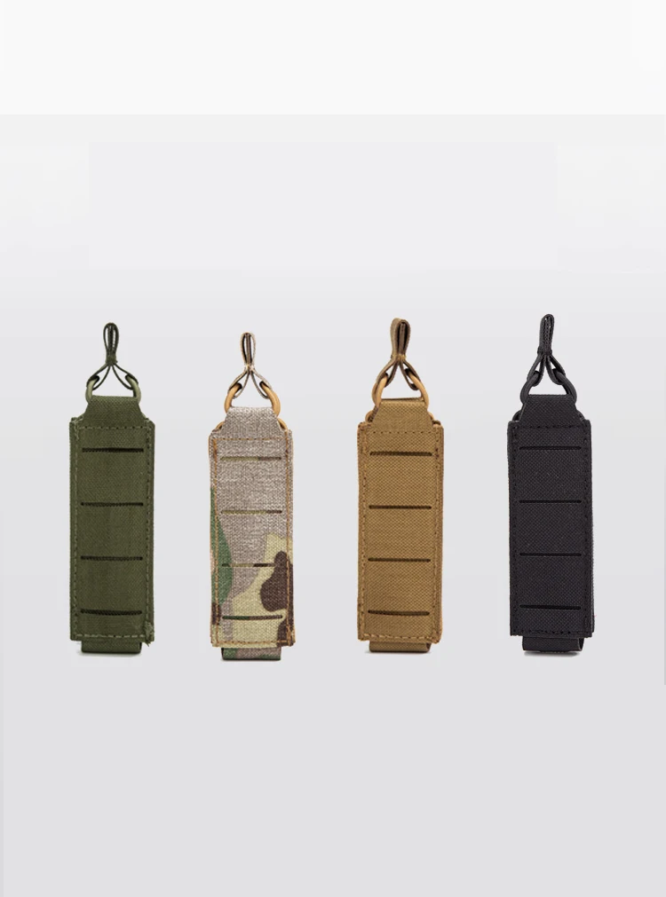 Nylon 9mm Magazintasche 1000D Lasergeschnitten Leichtgewicht Einzelne Molle Taktische EDC-Taschen Rucksack Weste Jagdzubehör – Detail 9
