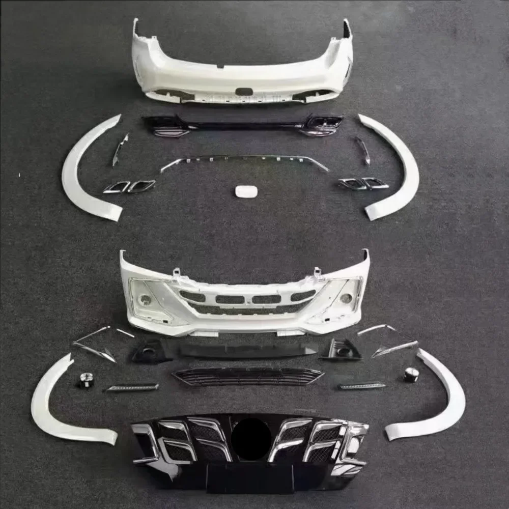 

Front Rear Bumper Grill Mask Fender Eyebrow Tail Thtoat Assembly For Nissan patrol Auto Accessories