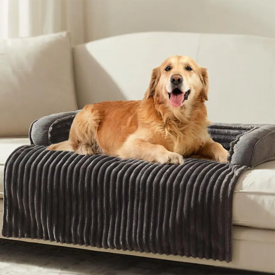 

Luxury Dog Couch Bed, Washable Calming Dog Couch Cover, Couch Protector for Dogs, Waterproof Sofa Bed, Pet Bed Mats for Couch, P