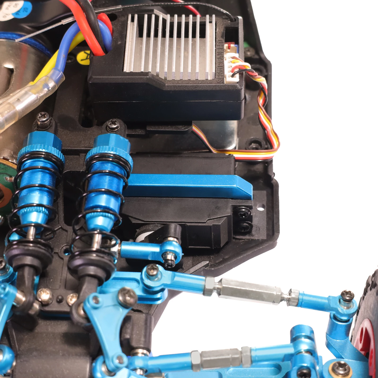 Soporte de montaje servo de Metal adecuado para Wltoys 12428 12423 12427 12429 piezas de accesorios de actualización de coche de control remoto