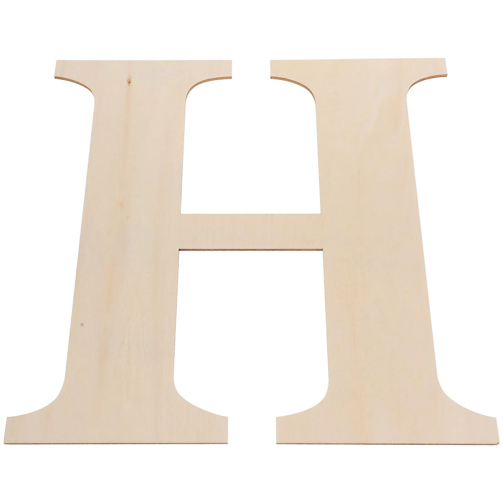 

Durable Polished Wooden Letter Decorations Smooth Surface for DIY Crafting Party Birthday Rustic Hanging Letter Sign