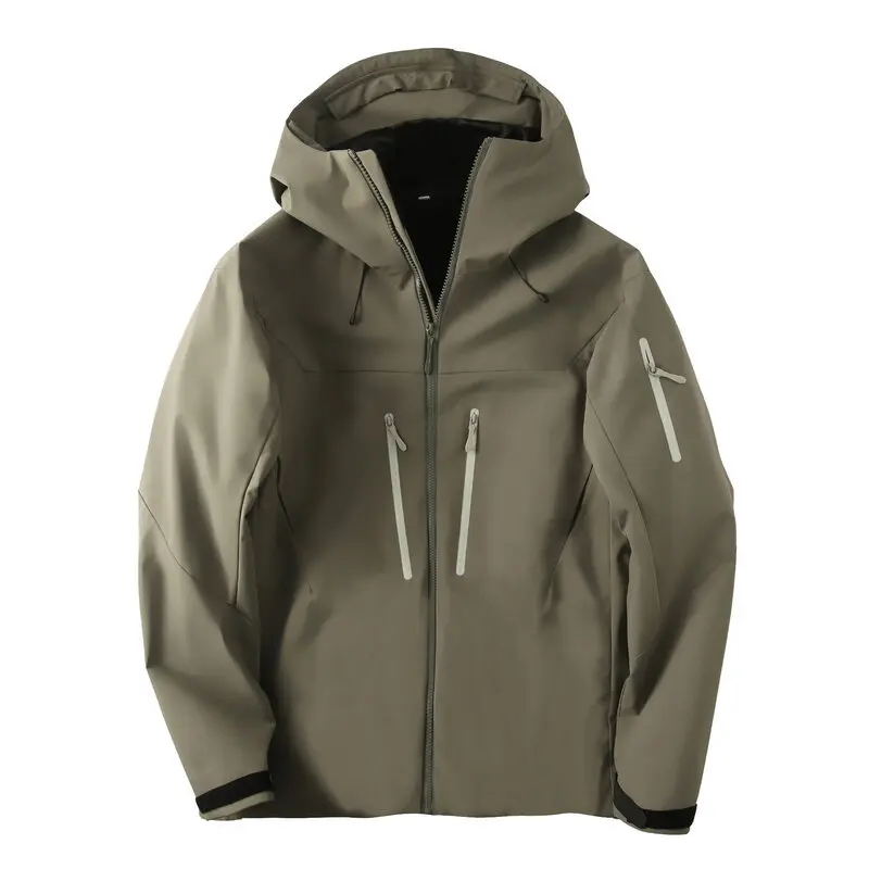 ARC Rock Climbing Skiing Camping Fishing Windproof Waterproof Shooting Outdoor Travel Hunting Men's Hard Shell Down Jacket