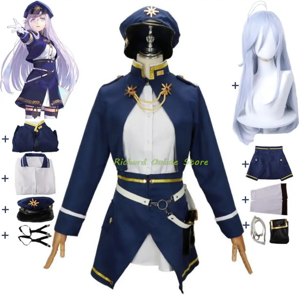 

Anime 86 -Eightysix- Vladilena·Milize Lena Cosplay Costume Wig Republic Of San Magnolia Uniform Halloween Carnival Party Suit