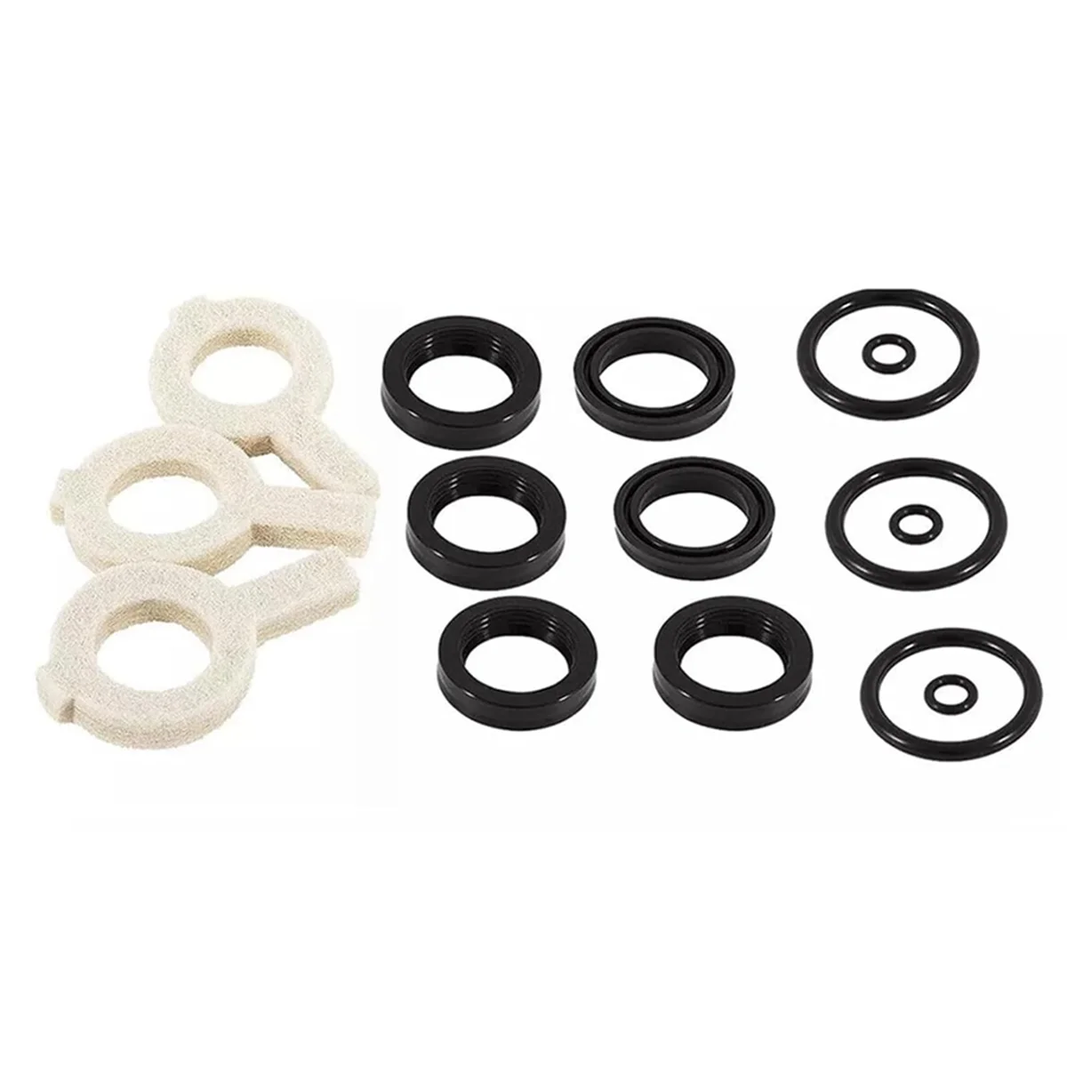 30623 Seal Kit, Pump Washer Seals Kit Fits for Cat Pump 30 31 34 310 340 350 Model Frame Plunger Pump