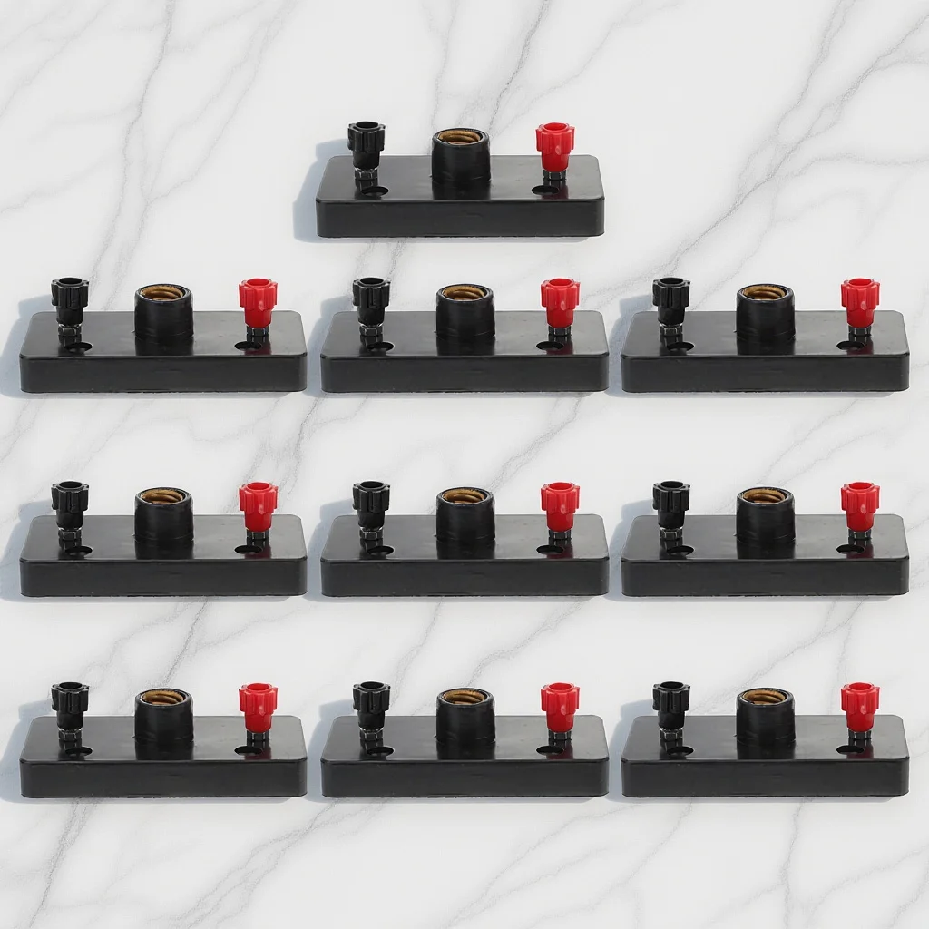 

10 шт. держатель лампы для лабораторного оборудования для физических экспериментов, школьные учебные инструменты, пластиковое латунное основание, переплет цепей