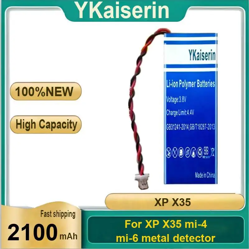 

For XP X35 MI-4 MI-6 Metal Detector Safe And Reliable 2100Mah Battery