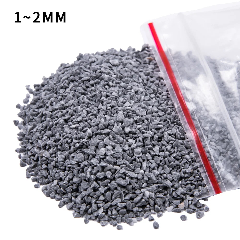 50G/bag 0.5-3Mm Track Cornerstone Railway Crushed Stone Diy Model Making Micro Roadbed Materials Model Scene for Diorama Kits