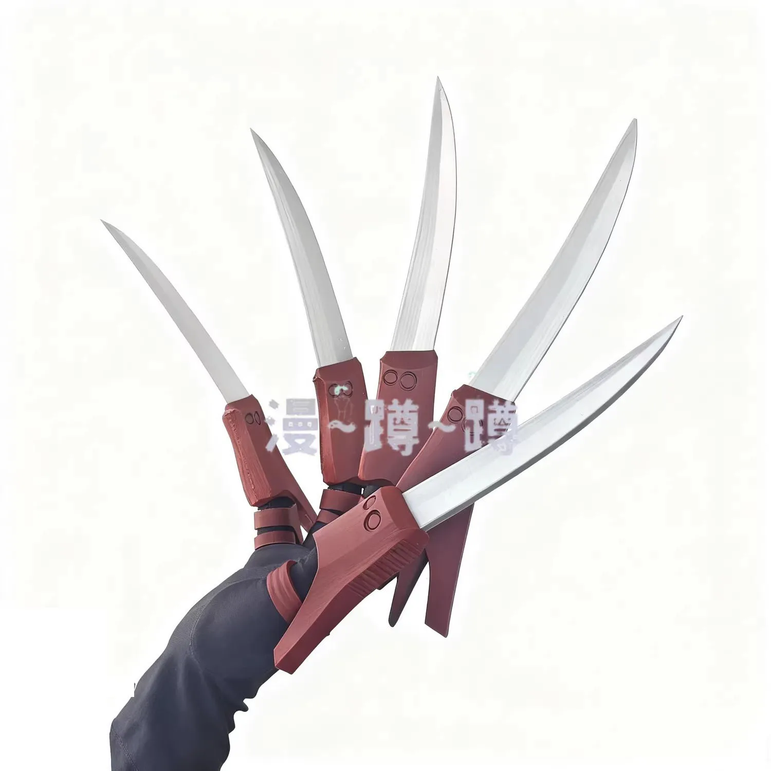 Gachiakuta Jabber Wonger Cosplay Prop 3D Printing Silver Bracelet Ring Nails Accessories Full Set Halloween Party Adult Wig Shoe view 3