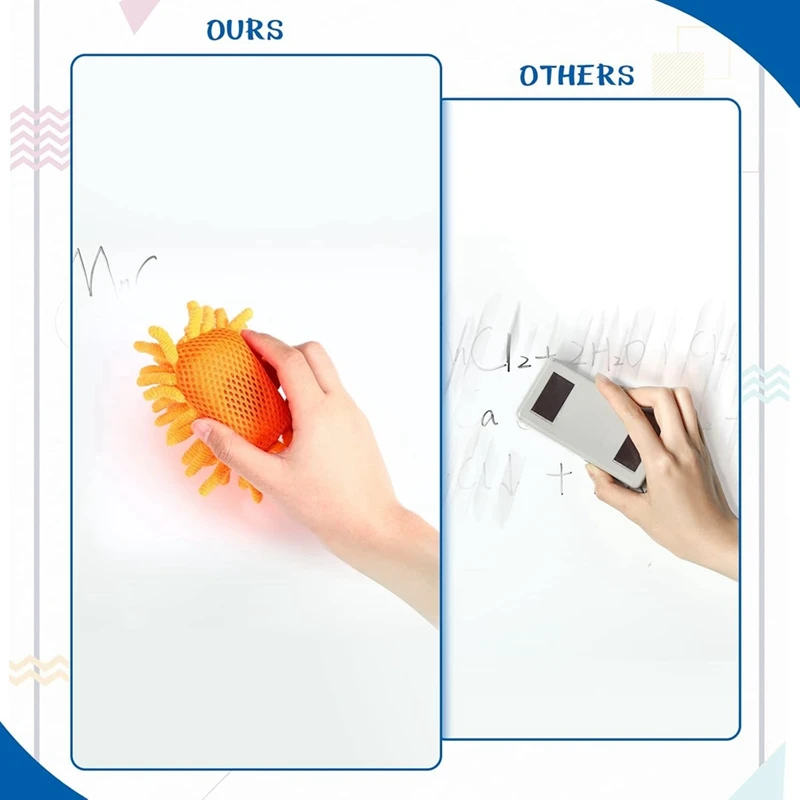 마그네틱 화이트 보드 지우개, 학교 건식 지우개, 초크 가정용 세탁 가능 화이트 보드 지우개, 16 개