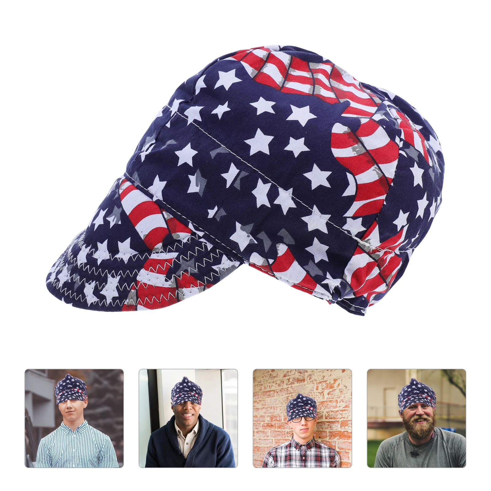 

Adjustable Flame Resistant Welding Cap Sturdy Cotton Safety Hat Dust Protection Work Equipment Durable Labor Headwear For Men