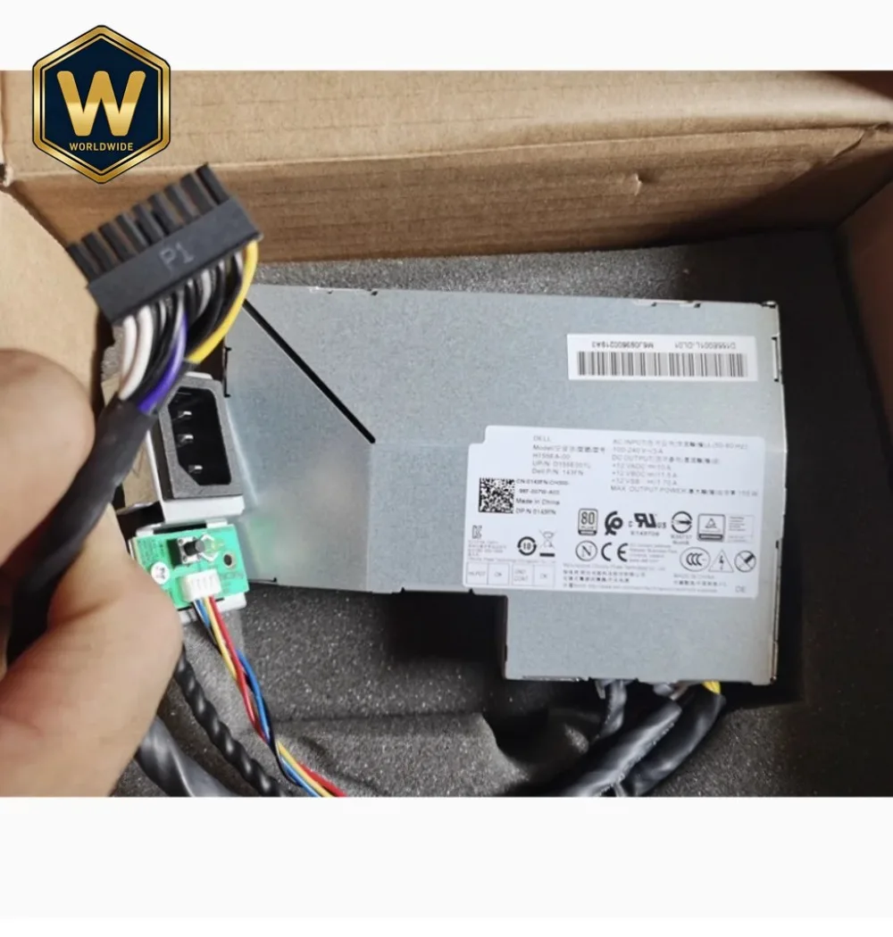 

Блок питания SX для Dell OptiPlex 3240 7440 AIO, 18-контактный, 155 Вт, H155EA-00 0143FN 143FN 03PYMT 3PYMT 08KT09 8KT09