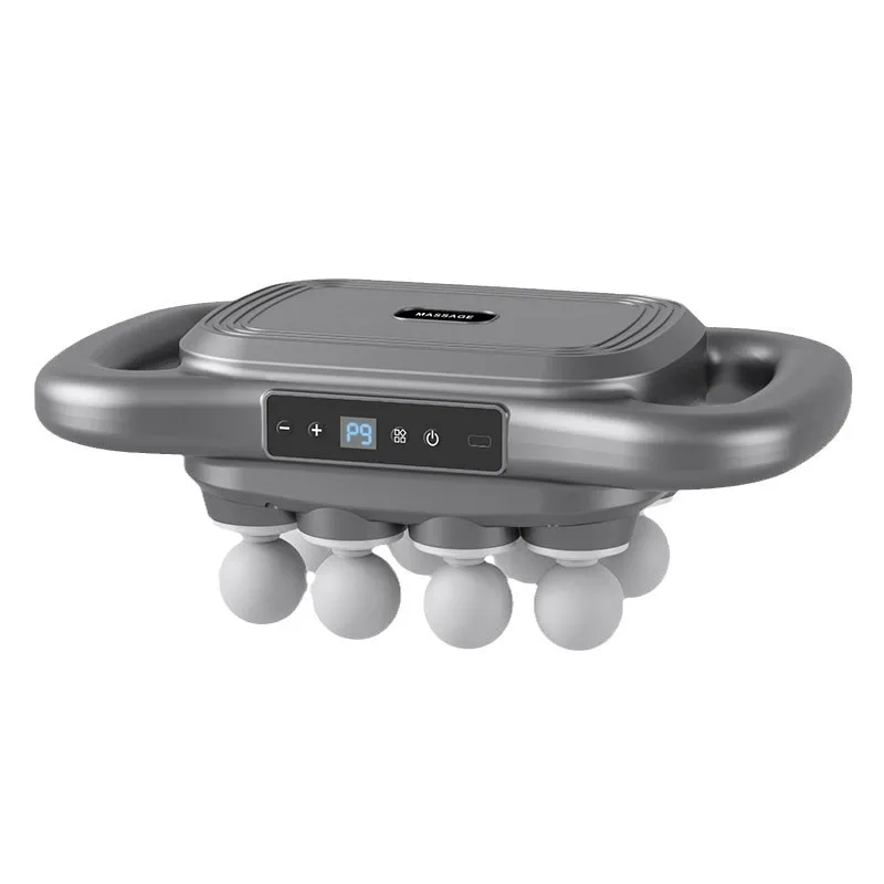 8-Headed High-Frequency Vibration Fascia Gun Fitness Cross-Border Muscle Relax Muscles Massager Gun