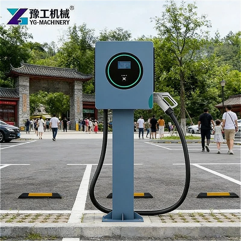 EV Charging Station AC 60kw 120kw Electric Vehicle Charger with Pedestal Mount for Hotel Resort Parking Customized Hot Sale