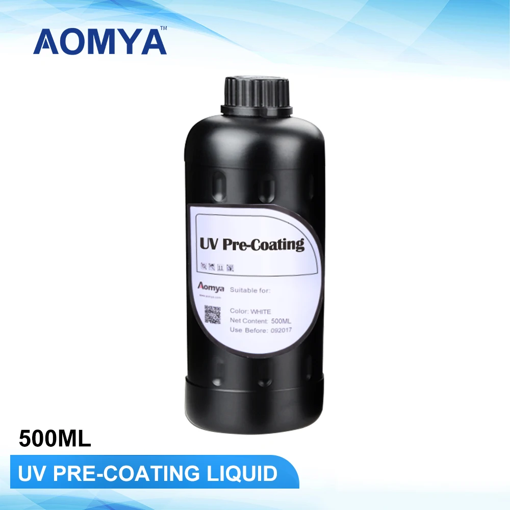 500ml UV Pre-coating Primer Treatment for UV print on Glass metal ceramic for Epson flat printer for Konica mercury / Konica 512