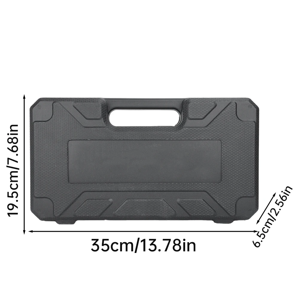 Nail Gun Storage Box With Cleaning Brush Goggles Maintenance Fluid Durable Portable Storage Box