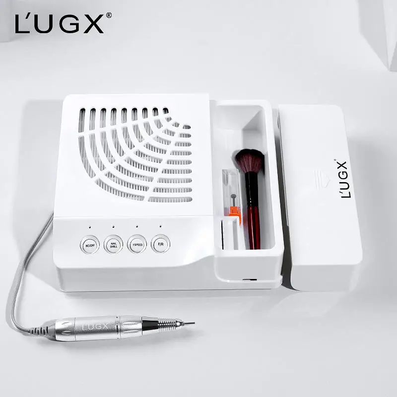 

LUGX 2 in 1 60W 35000rpm Electric Nail Drill And Dust Collector Professional Machine Nail Vacuum Cleaner