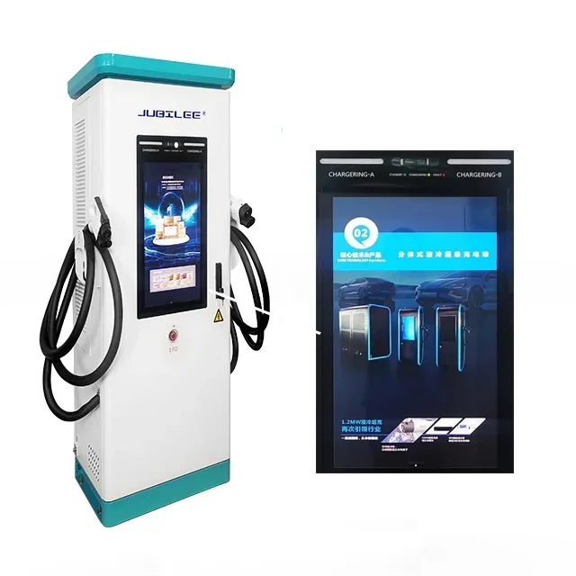 Chargeur de véhicule électrique à montage au sol pour touristes, station de charge rapide, voiture commerciale, Dc Ev, Oem, 120KW, CCS, Gbt, 160KW, 180KW