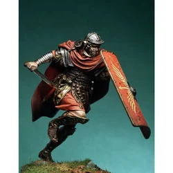 1/24 Die-cast Resina Figura Kit Montagem Modelo Medieval Manequim Toy Sem pintura Entrega Gratuita (75mm)