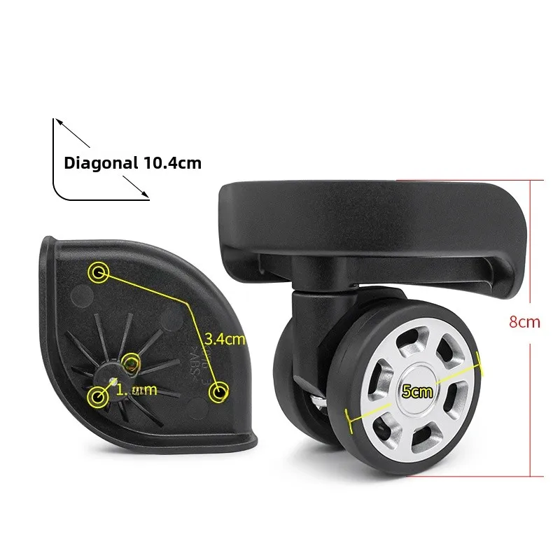 ユニバーサルホイール交換用-w26-荷物ハンドルスーツケースパスワードボックスホイールアクセサリー高品質耐久性