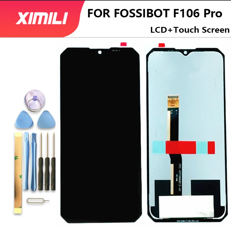 

6.58" For FOSSIBOT F106 PRO LCD Display & Touch Screen Digitizer Assembly Repalcement FOSSiBOT F 106 PRO Mobile Phone LCD +Tools