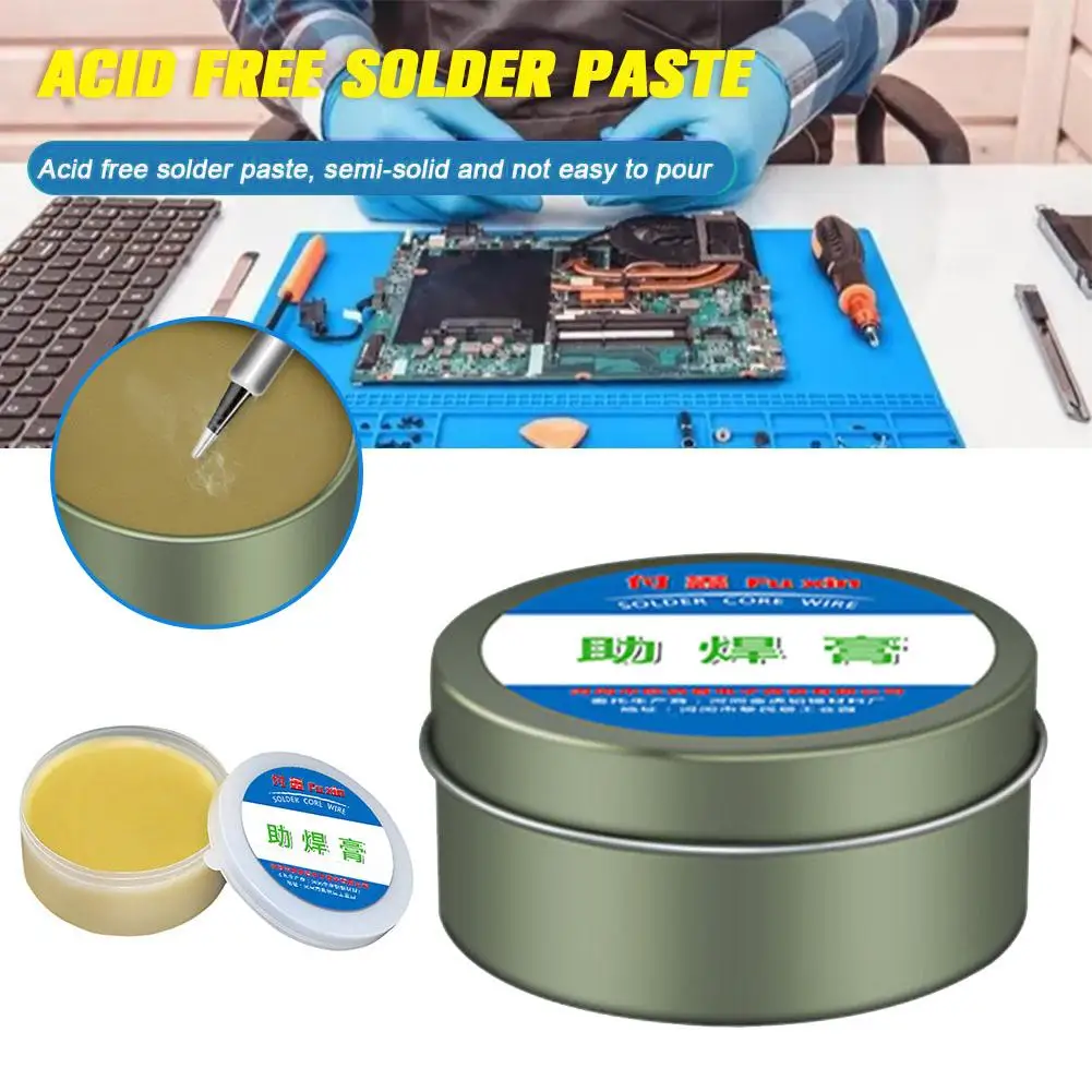 35/100g Soldering Paste Rosin Flux Lead-free Solder Paste For Electronics SMD PCB LED Board Soldering Wire Repair Tool K9L4