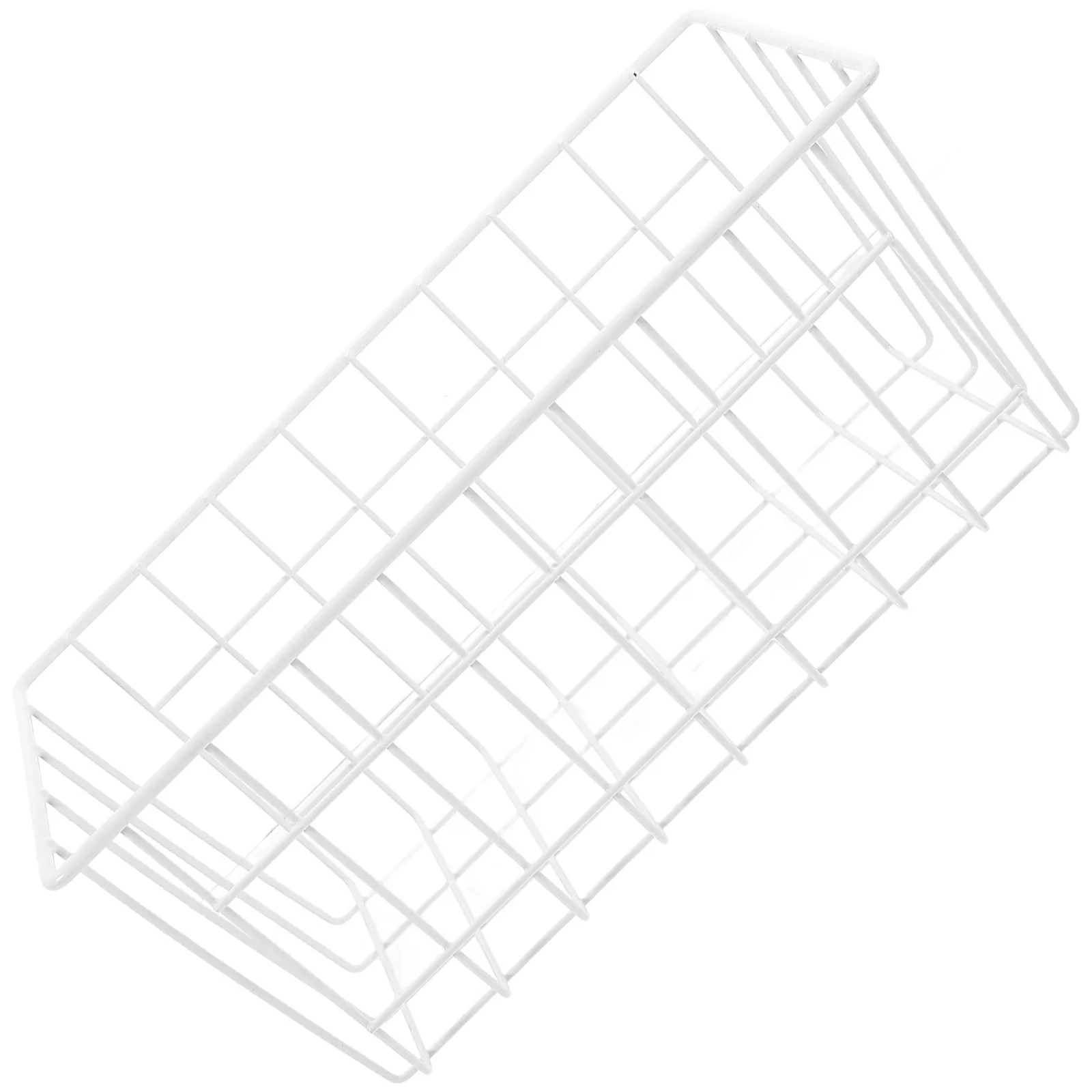 Heavy Duty Wall Mount Freezer Basket Iron Wire Mesh Storage Organizer for Upright Chest Freezer Fruits Vegetables Food Space