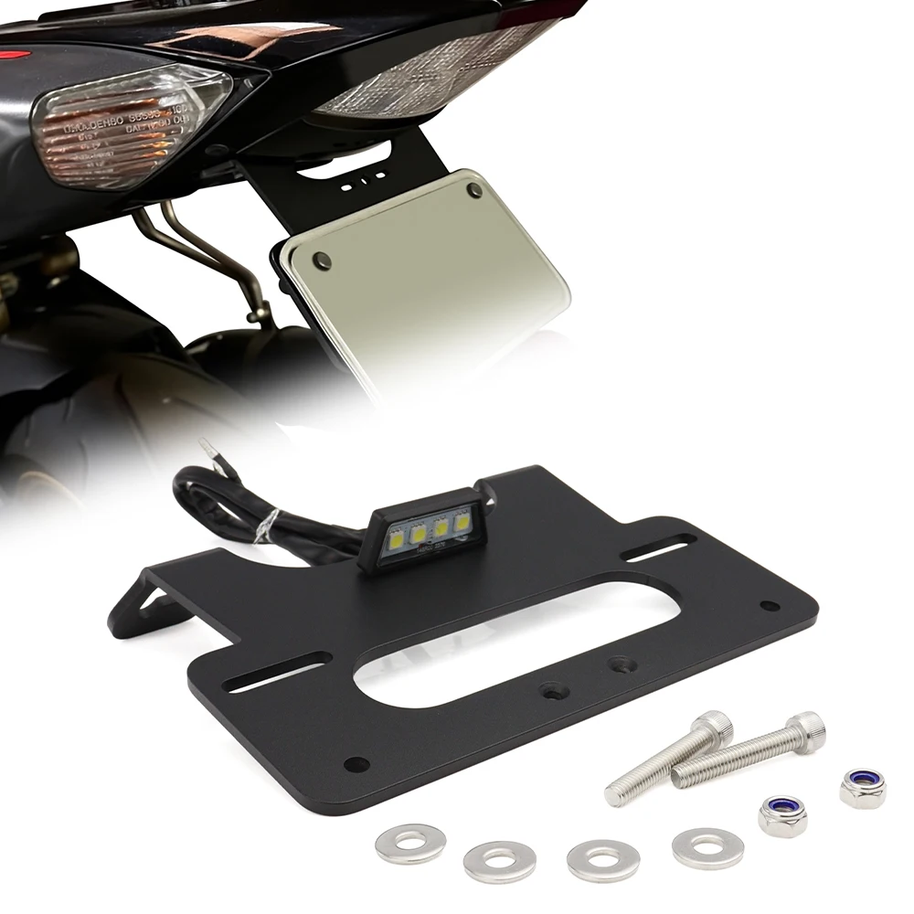 Fit For Suzuki GSX-R 1000 GSXR1000 2005 2006 2007 2008 K5 K7 Rear Tail Tidy Fender Eliminator Kit License Plate Holder Bracket