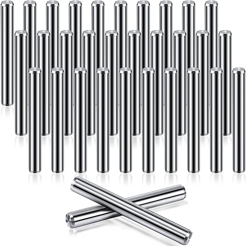 

32 Pieces 5 Mm X 40 Mm Shelf Brackets Pegs Shelves Dowel Pins Stainless Steel Shelf Pins Metal Bookshelf Pegs Support