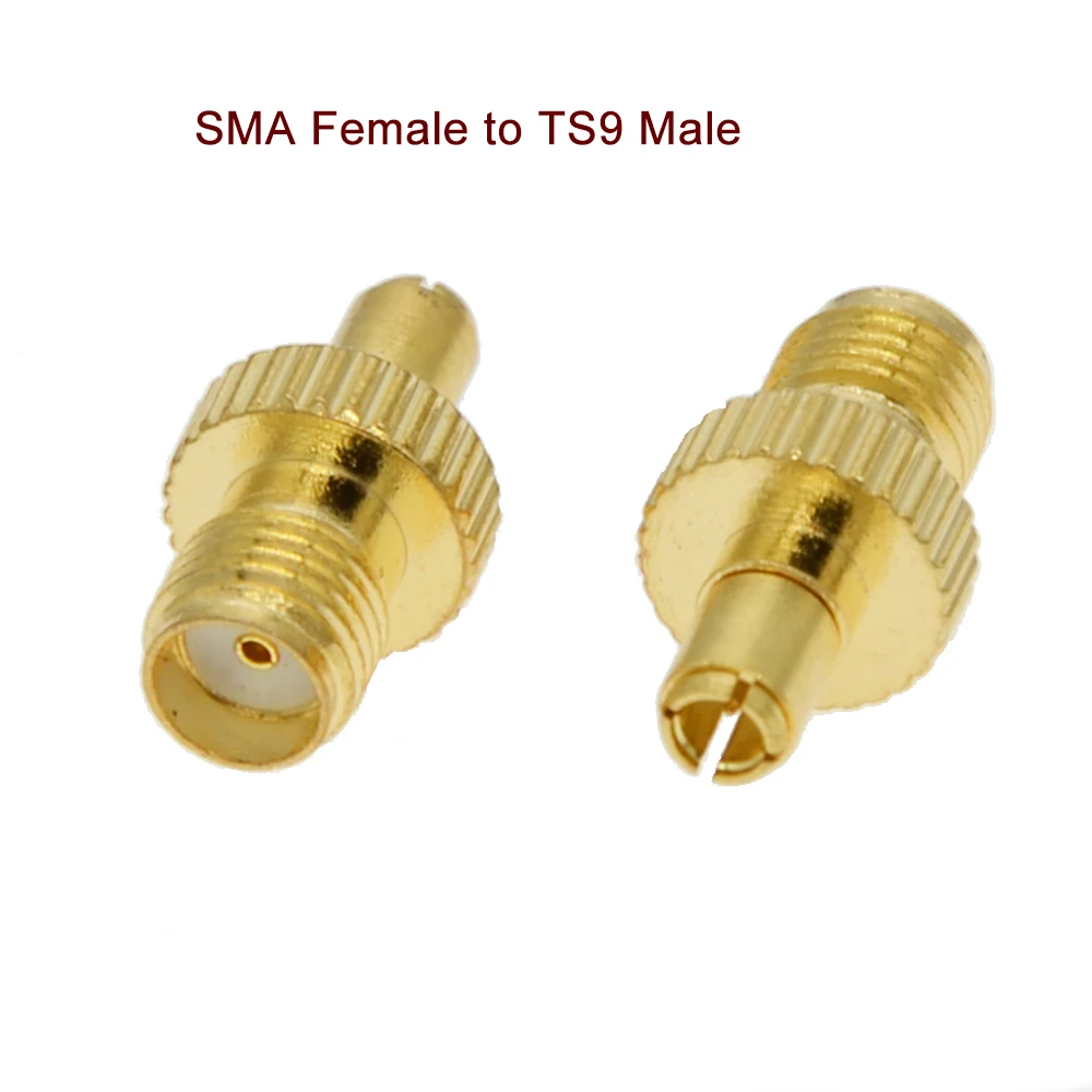 1pcs RF Coaxial Adapter SMA Female To TS9 Male Plug Coax Connector Gold Plated 50 Ohm 4 Types High Quality Fast Shipping