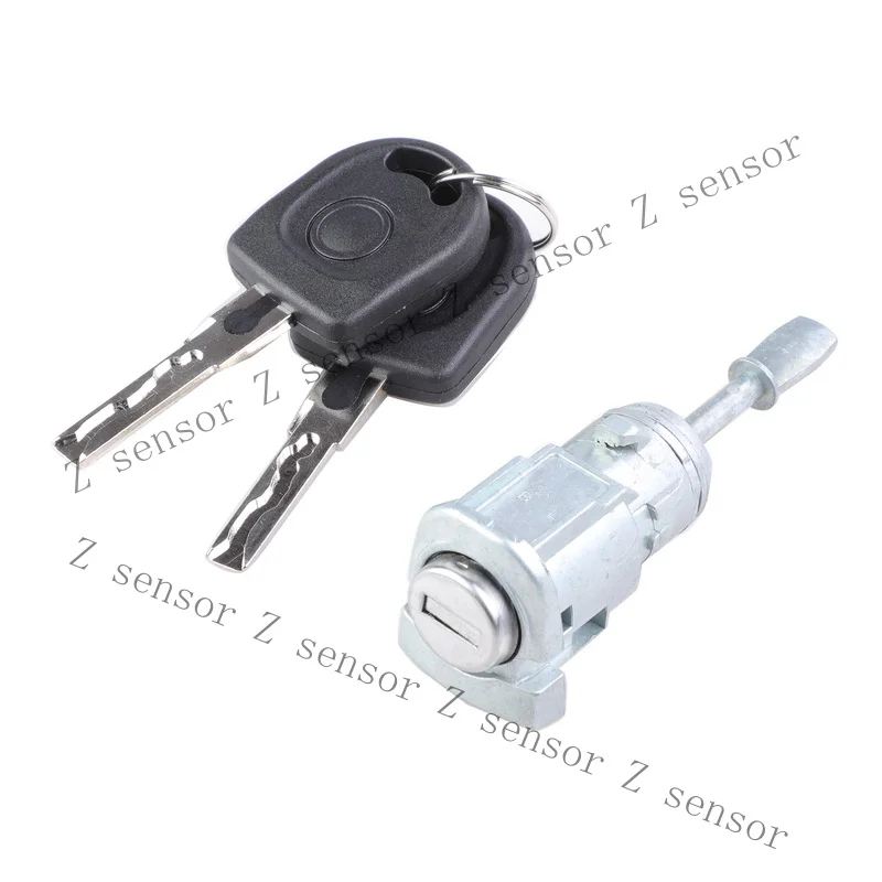 RRR+ NEW DOOR LOCK BARREL LOCKSET FRONT LEFT FOR VW POLO MK4 9N 2002-2008 604837167