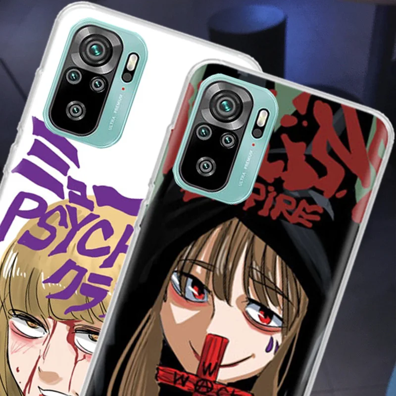 Jun inagawa Japanese Fashion Anime Phone Case For Xiaomi Mi 13 12 Pro 12X 12T 11 Ultra 11i 11T 10 Lite 10T 9T 9 8 6X 5X A1 A2 Co