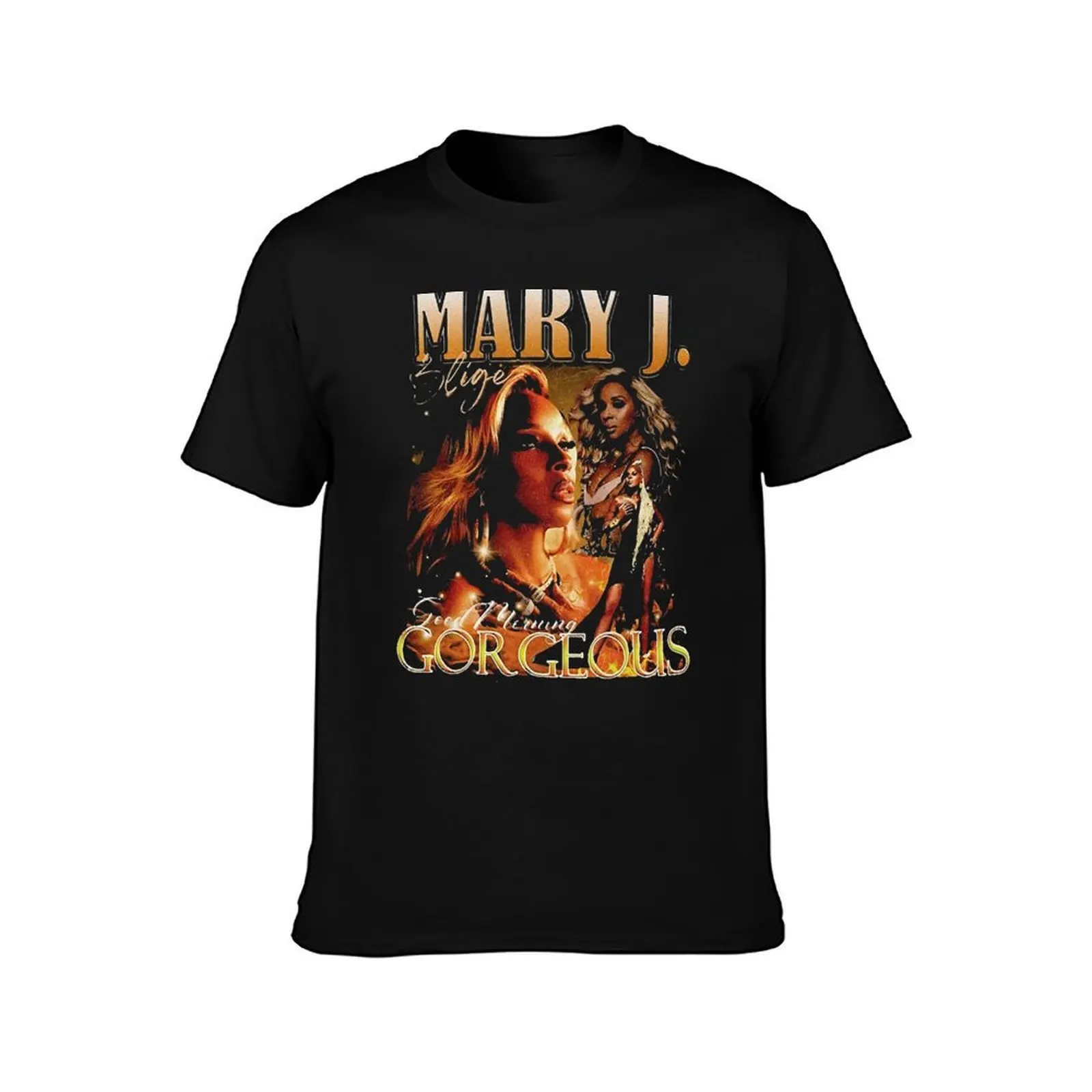 Good.Morning=.Gorgeous.= 2022 Tour, Mary.J.Bli#ge Tour T-Shirt, Summer Casual Cotton Tee, Oversized Streetwear Tops, 100% Cotton