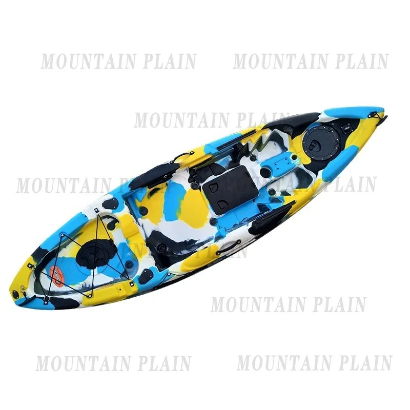 Single Platform Boat Single Hard Plastic Kayak, Not Rechargeable Small Boat LLDPE Plastic Boat