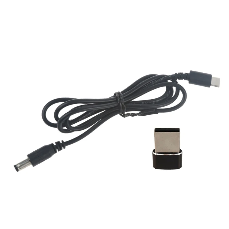 User Friendly USB Type C to DC5.5x2.1mm Power Cable for Sustainable Solution