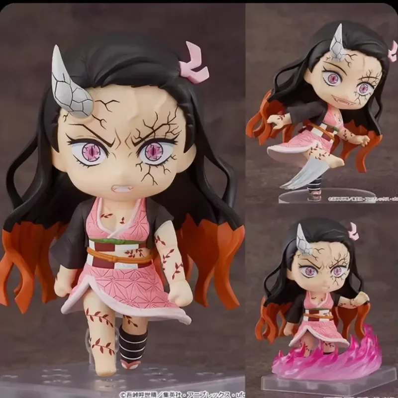 

New Nendoroid 1948 Nezuko Kamado Demon March Ver Chibi Demon Killer Action Figures Desktop Ornament Trendy Toys Surprise Gifts