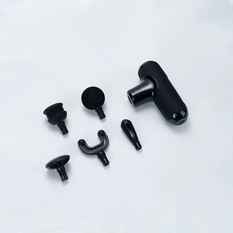 

Handheld Mini Massage Gun High Quality Deep Tissue Vibration Sports Body Fitness Muscle Fascial Percussion Head Foot