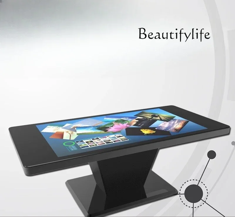 C Smart touch all-in-one machine Capacitive screen Interactive desktop touch screen Multi-touch lifting all-in-one machine