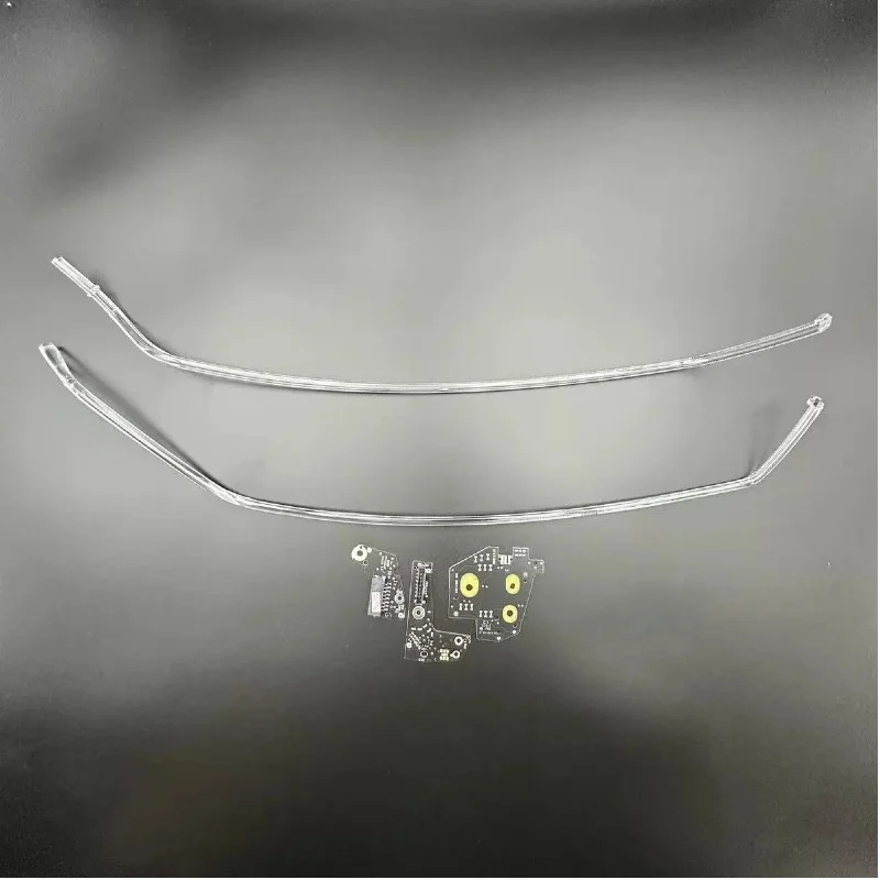 Para audi a6l c7 pa c7.5 2016-2018 abertura do carro led farol drl guia tubo de luz diurna barra de luz led luz branca