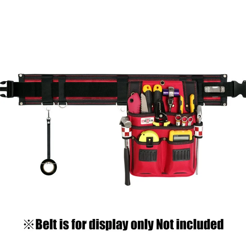 Professional Tool Bags Multi Pocket Rivet Reinforced Tool Belt Bag Portable Electrician Carpenter Screwdriver Hammer Take In