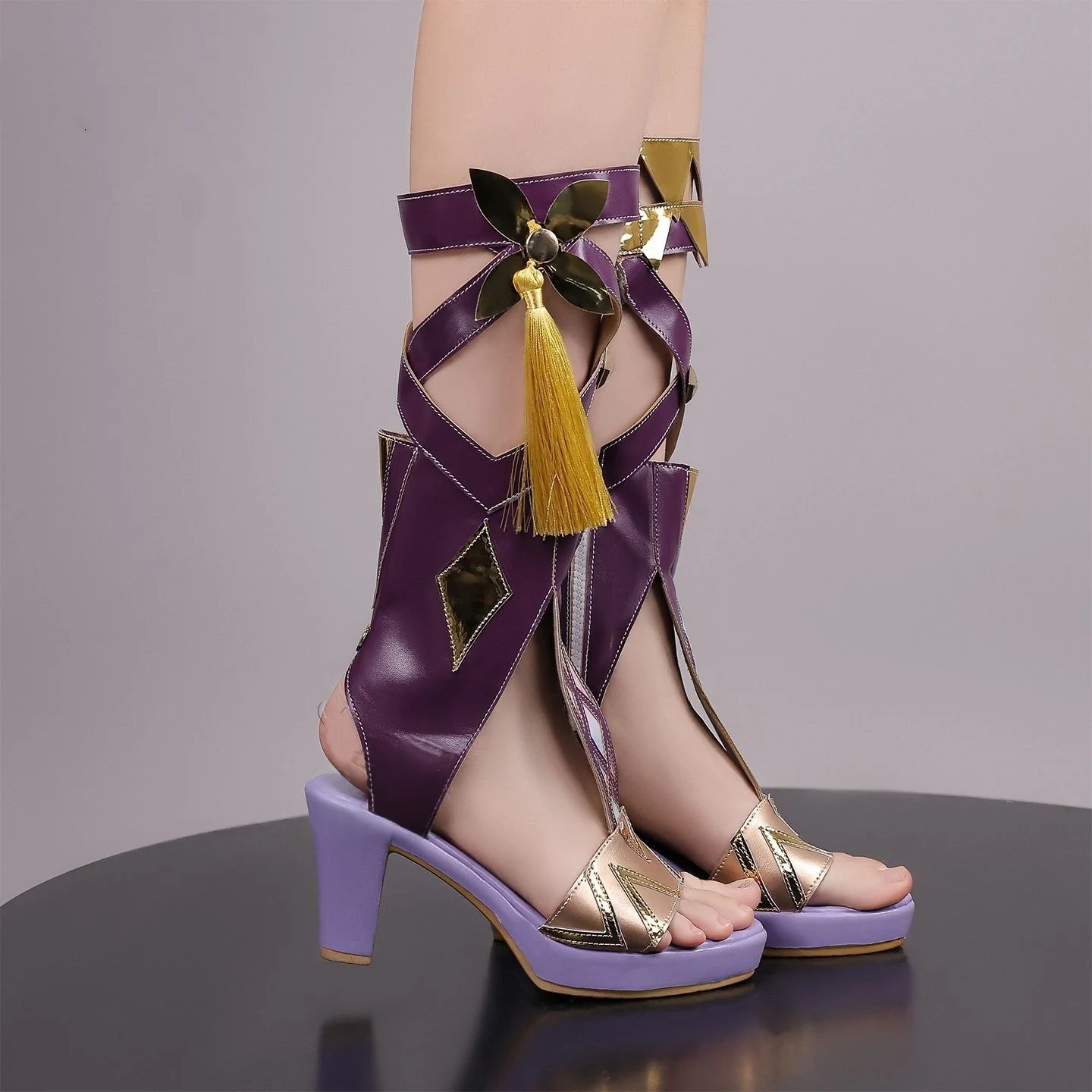 アニメシグリカハイヒールコスプレ靴ゲーム荒波シグリカアクセサリー小道具ハロウィンコスチューム女性靴