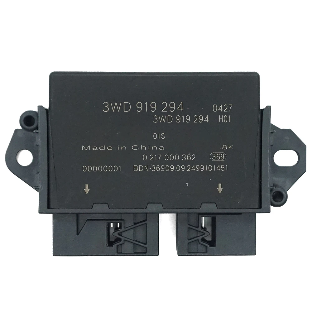 

OEM 3WD919294 Модуль парковки постоянного тока Совершенно новый состояние Компактный размер Дизайн Простая установка Процесс помощи при парковке автомобиля