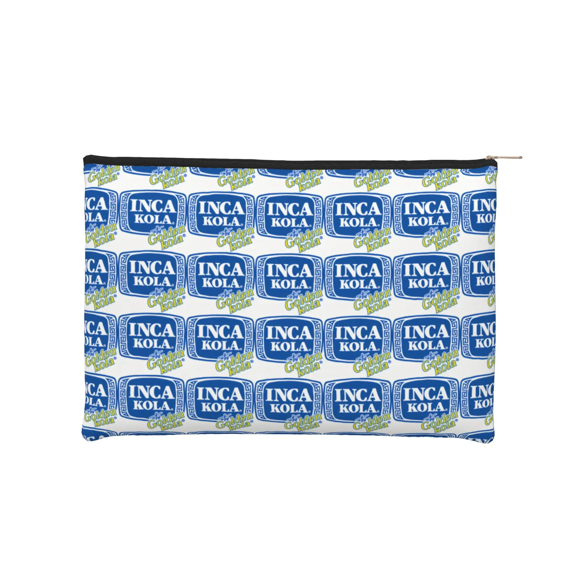 

Стильная косметичка iInca Kola с логотипом Golden Kola, дорожная косметичка iInca Kola на молнии, дорожная сумка для туалетных принадлежностей