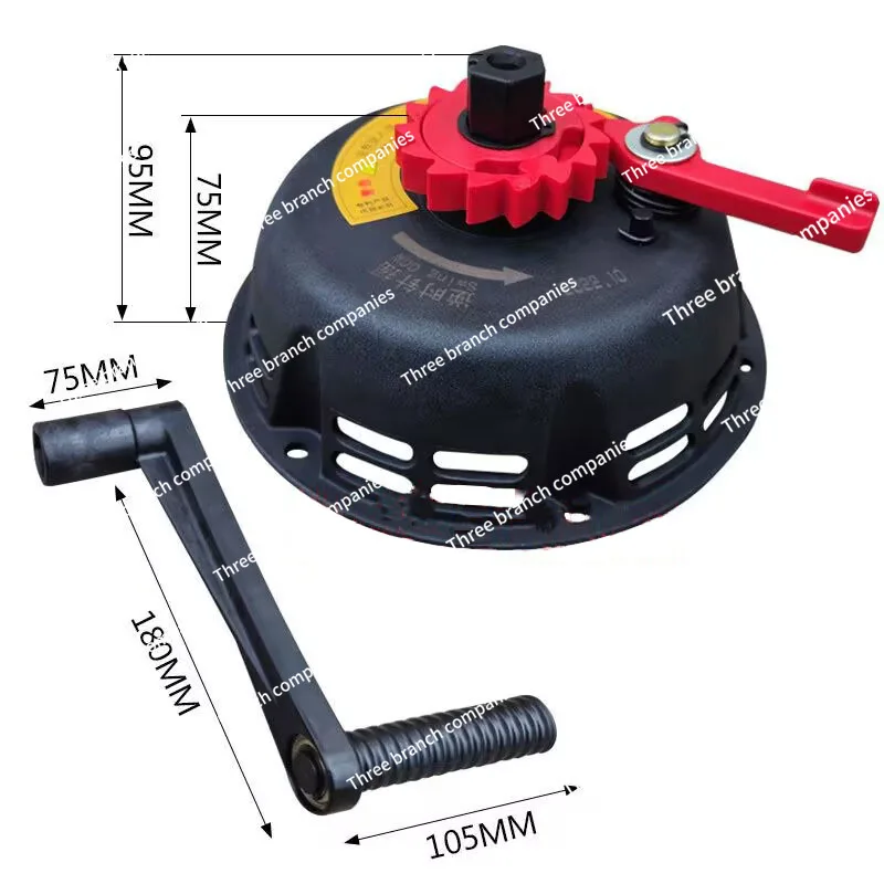 Imagem -06 - Mão Crank Pullmicro Tiller Fácil de Iniciar Puxar Motor de Partida 188f 192f