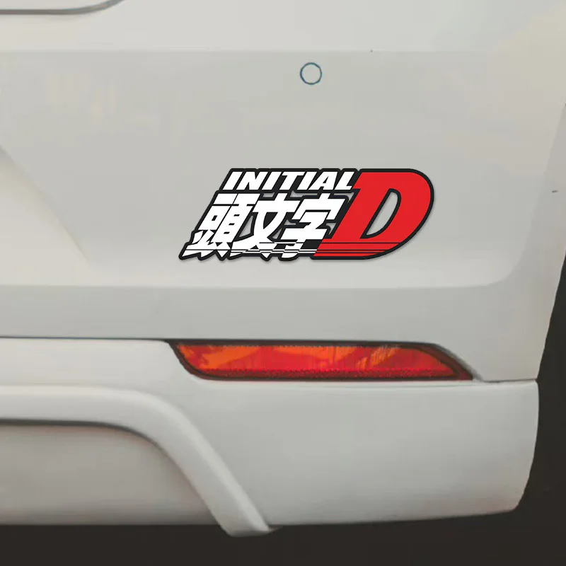 Autocollant holographique Initial D RedSuns, 1 pièce, pour décoration de casque de moto et de voiture