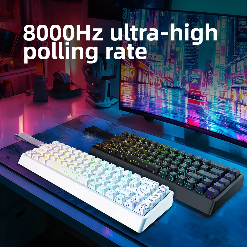 IROK ND63 Ultra/MAX 63% 0.001mm Rapid Trigg 8000HZ SOCD/RS Mechanical Keyboard with magnetic switch Gaming Keyboad 63/68key