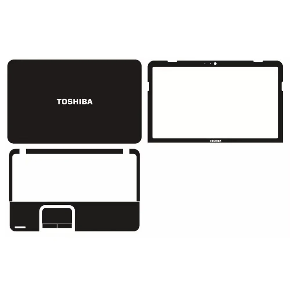 Pre-cut 1xTop+1xPalmrest+1xScreen Bezel Skin Sticker Cover For Toshiba Z30T Z30 Z30-A Z40 Z40T L830 Satellite C850 C855 L850