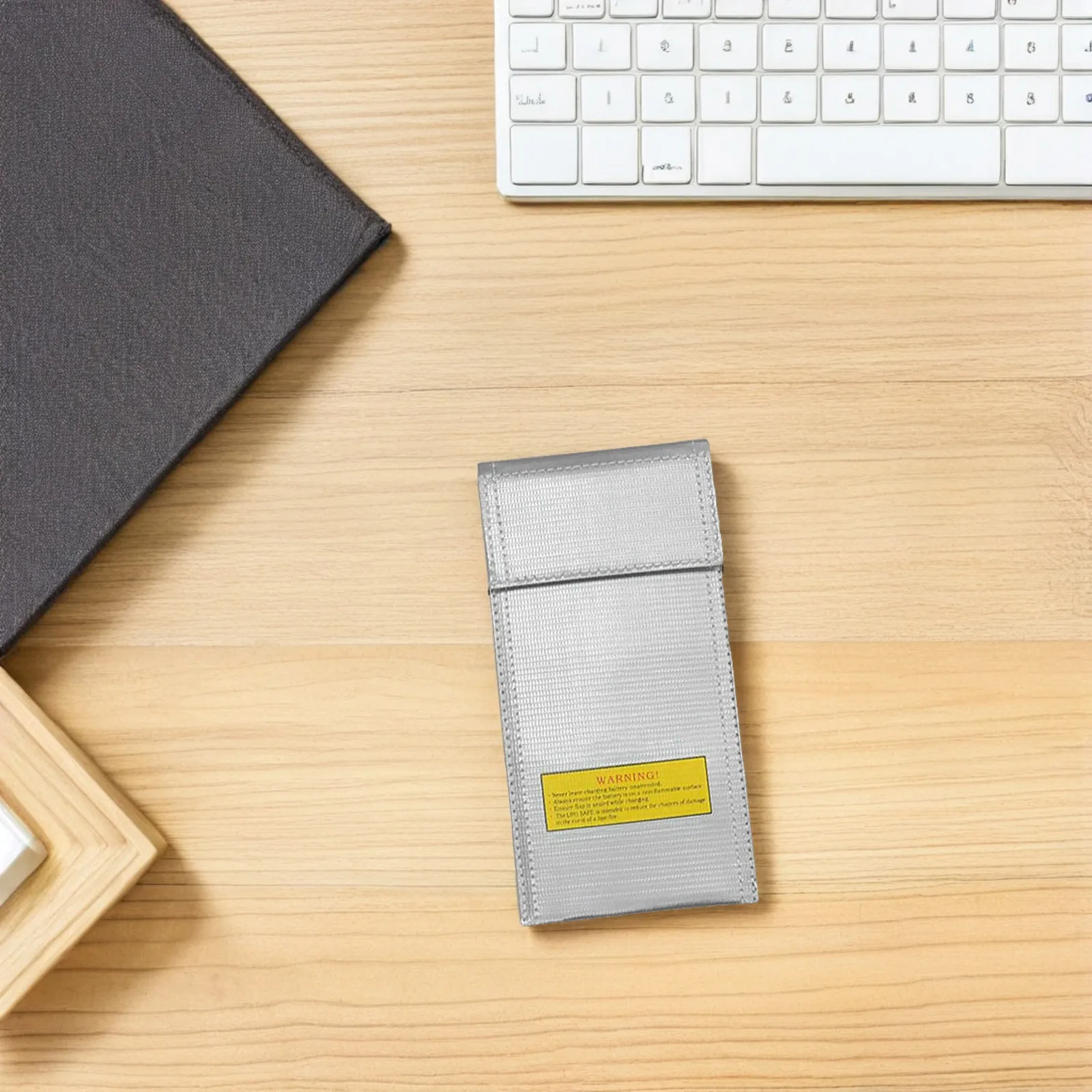 

2Pcs Fireproof Lipo Safe Bag Explosion Proof Storage Organizer Heat Resistant Fire Resistant Protection