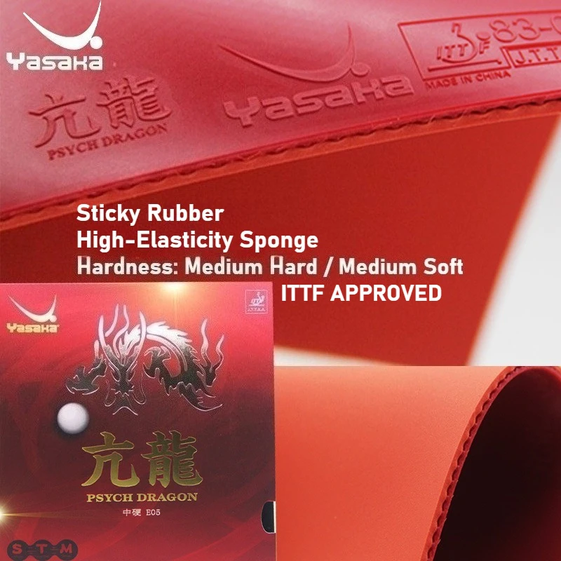 

Резиновый лист для настольного тенниса Yasaka Kanglong, липкие внутренние энергетические шипы, очень толстая высокоэластичная губка, одобренная ITTF