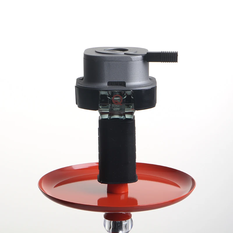 Golden & Silver Glass Tobacco Bowl Hookah Shisha Heat Management Device Set with Universal Joint Quality Level Gift Box