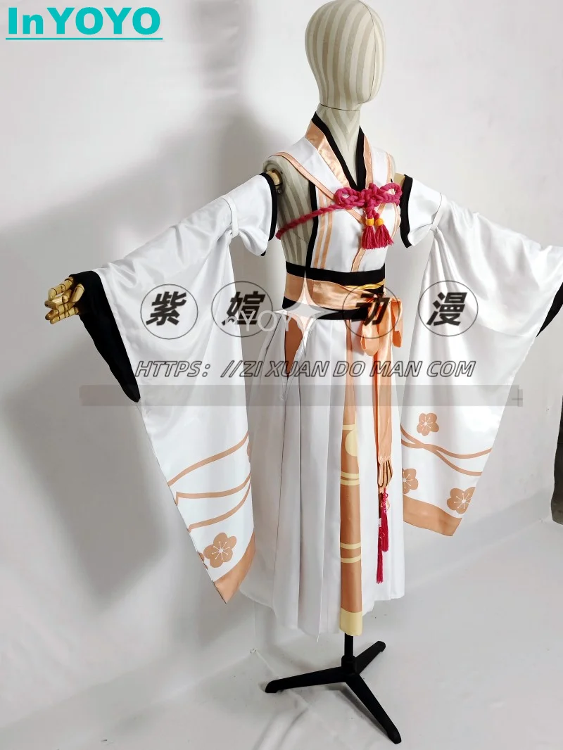 InYOYO niebieskie archiwum Cosplay KUWAKAMI KAHO kostium Kimono Hanfu sukienka, mundurek gra garnitur impreza z okazji Halloween strój kobiet